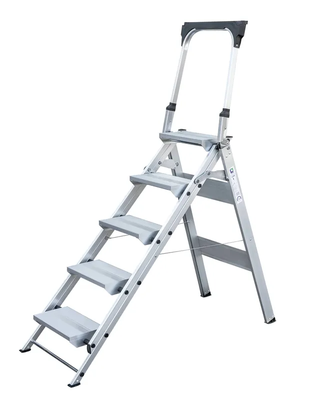 MUNK Klapptreppe mit Haltebügel aus Aluminium Rabatt