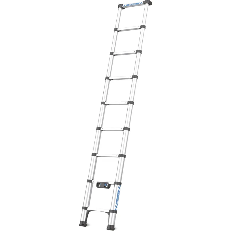 ZARGES Teleskop-Sprossen-Anlegeleiter Compactstep L - Aluminium eloxiert Expressversand