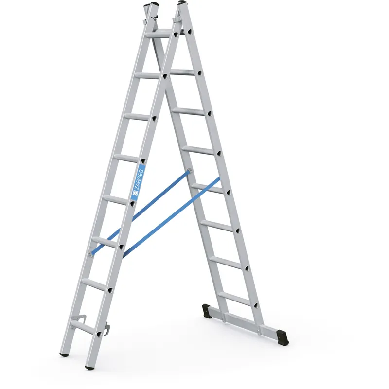 ZARGES Gebördelte Mehrzweckleiter Combimaster DX - 2-teilig Highlight