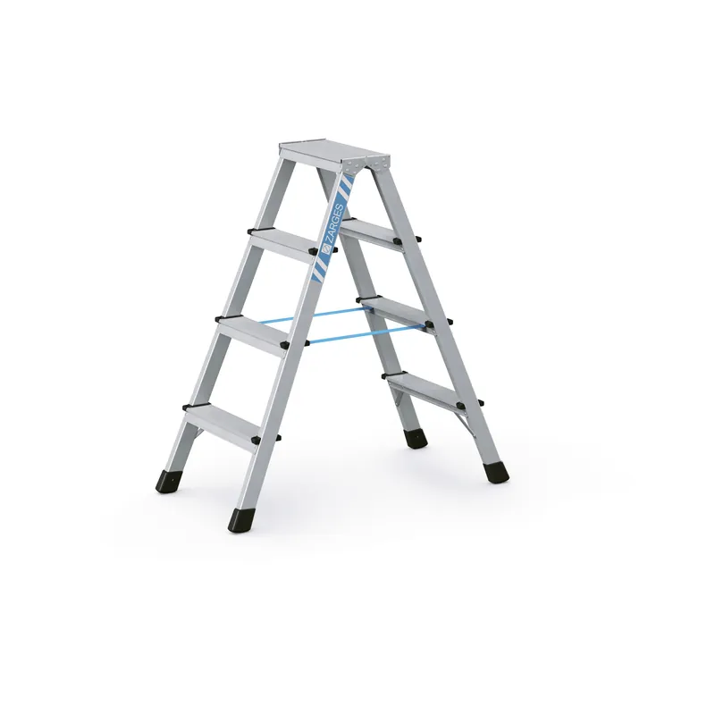 Preisreduziert ZARGES Genietete Stufen-Stehleiter XLstep B - Aluminium eloxiert