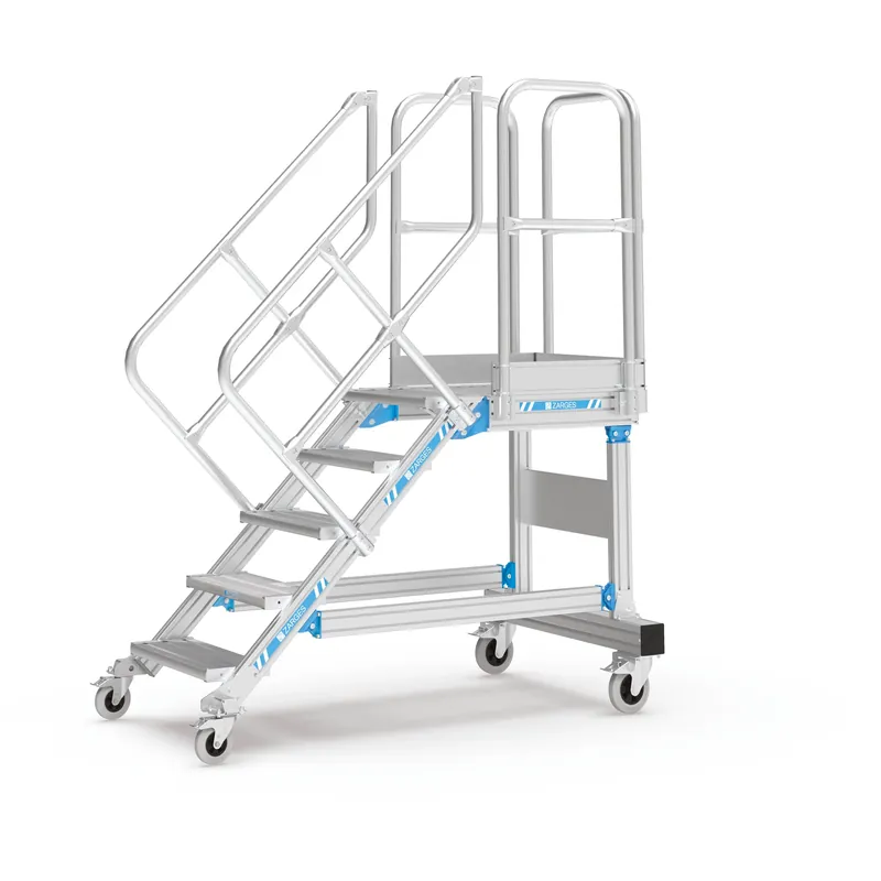 Top-Preis ZARGES Plattformtreppe fahrbar - 60 Grad Neigung