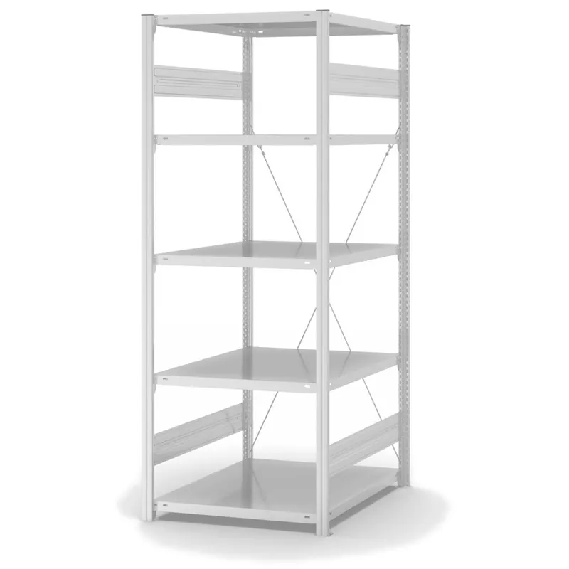 Top-Seller hofe Fachbodenregal zur Einseitigen Nutzung - Stecksystem ORION PLUS