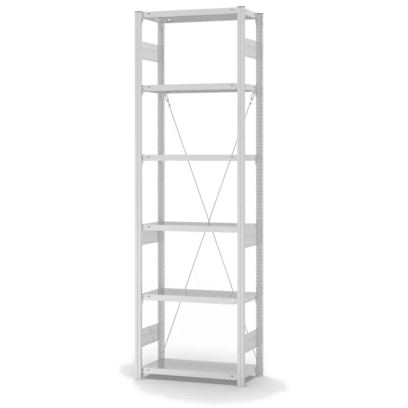 Highlight hofe Fachbodenregal zur Einseitigen Nutzung - Stecksystem ORION PLUS