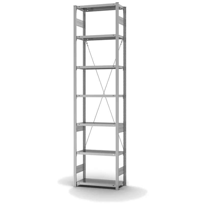 Begrenztes Angebot hofe Fachbodenregal zur Einseitigen Nutzung - Stecksystem ORION PLUS