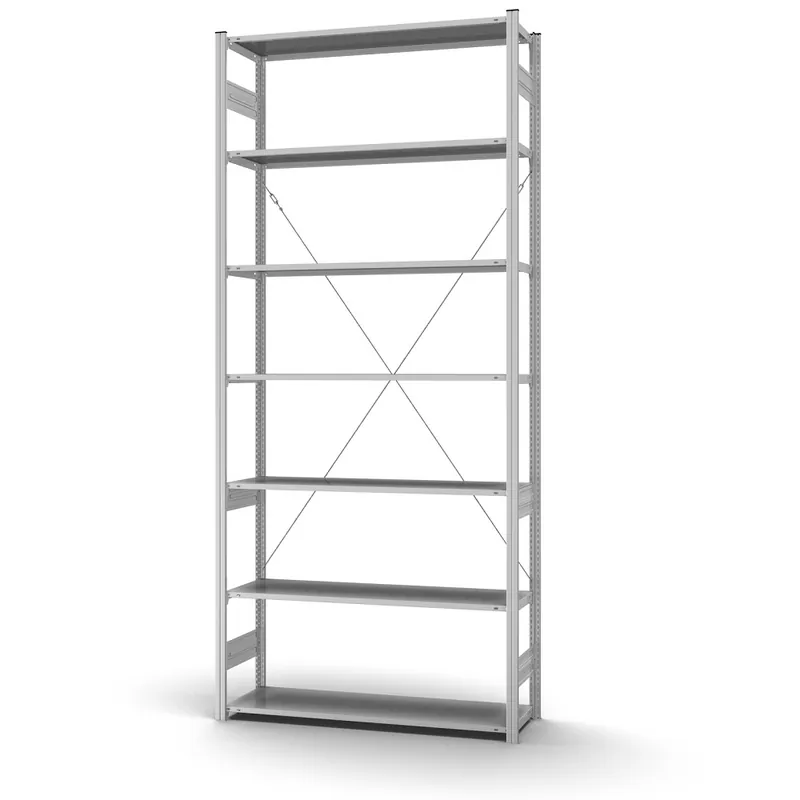 Top-Seller hofe Profi-Lagerregal zur Einseitigen Nutzung - Stecksystem ORION PLUS - Verzinkt
