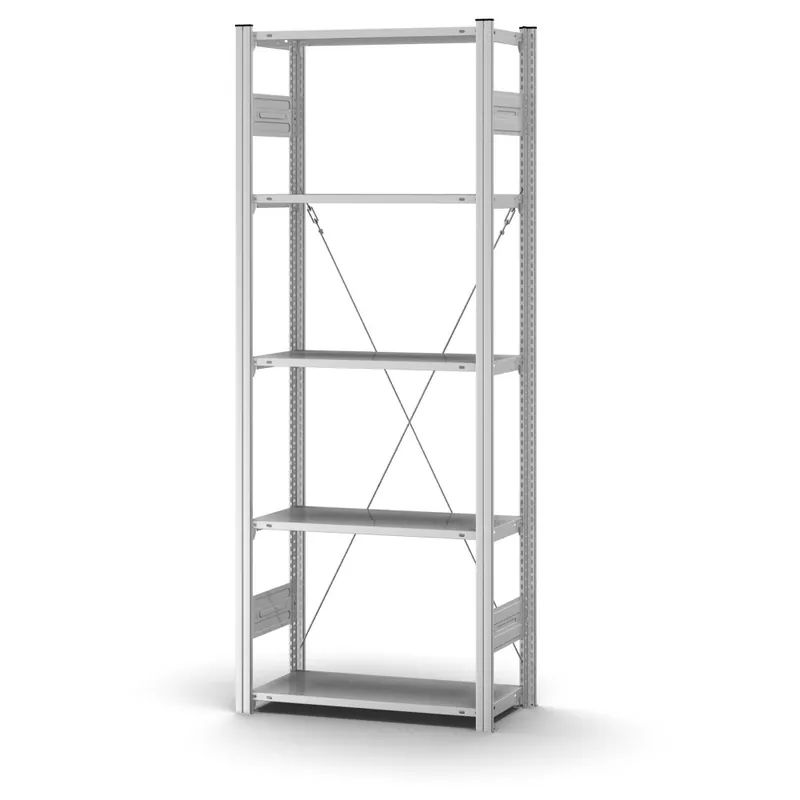 Neu hofe Profi-Lagerregal zur Einseitigen Nutzung - Stecksystem ORION PLUS - Verzinkt