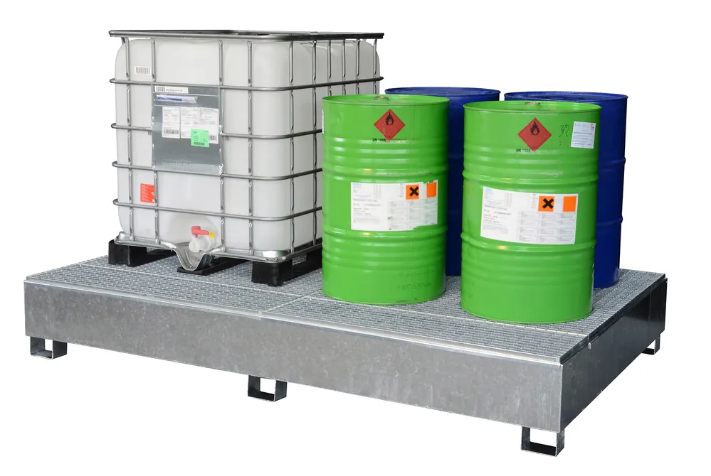 Neuheit CEMO IBC-Stahl-Auffangwanne