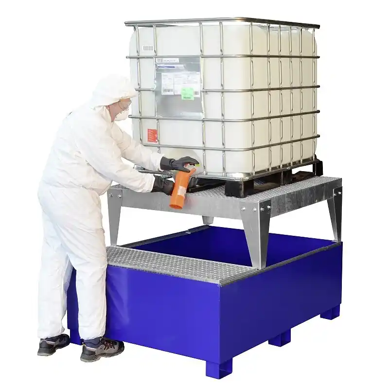 Sichere Zahlung CEMO IBC-Stahl-Auffangwanne