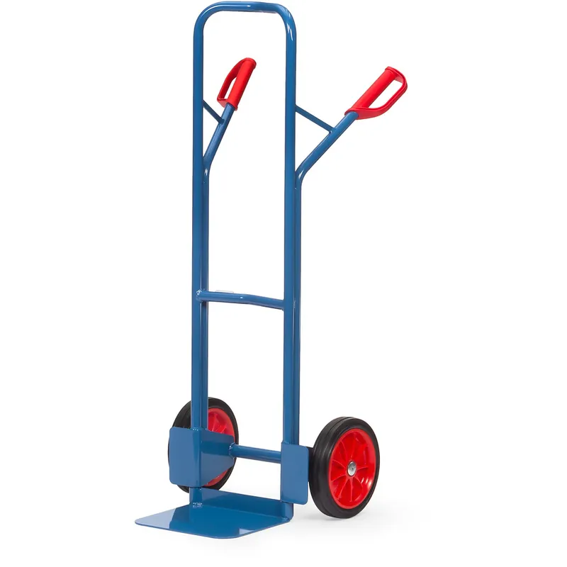 fetra Stappelkarre pulverbeschichtet blau/RAL 5007 Höhe 1300 mm Wochenendangebot