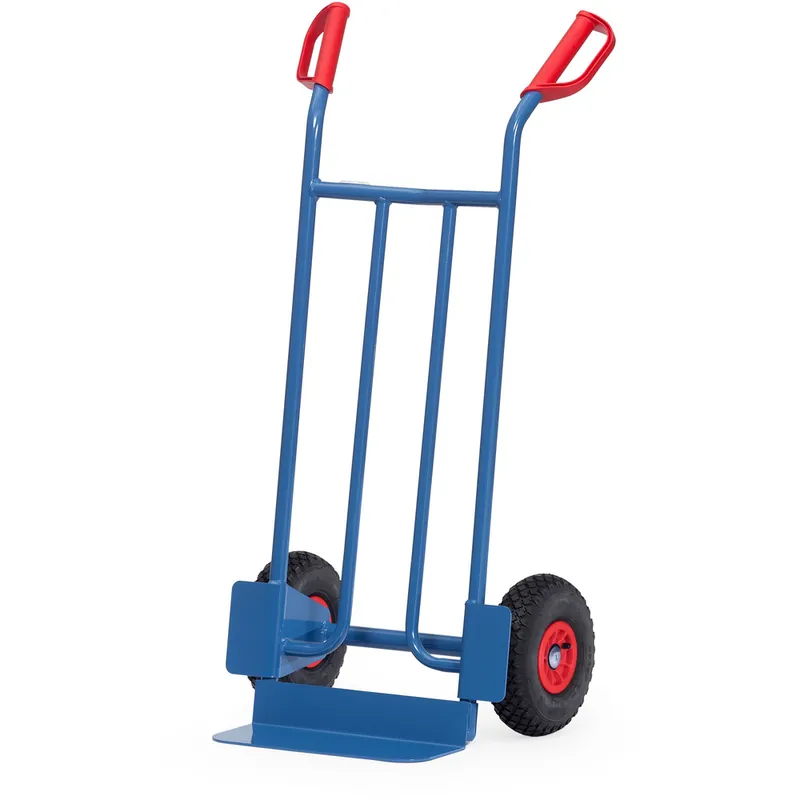 fetra Stahlrohrkarre pulverbeschichtet blau/RAL 5007 Highlight