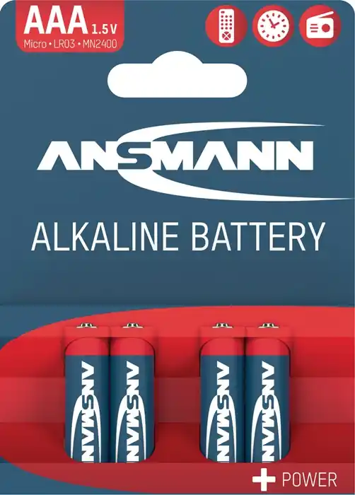 Preisreduziert Batterie 1,5 V AAA-AM4-Micro 1200 mAh LR03 4903 4 St./Bl.ANSMANN