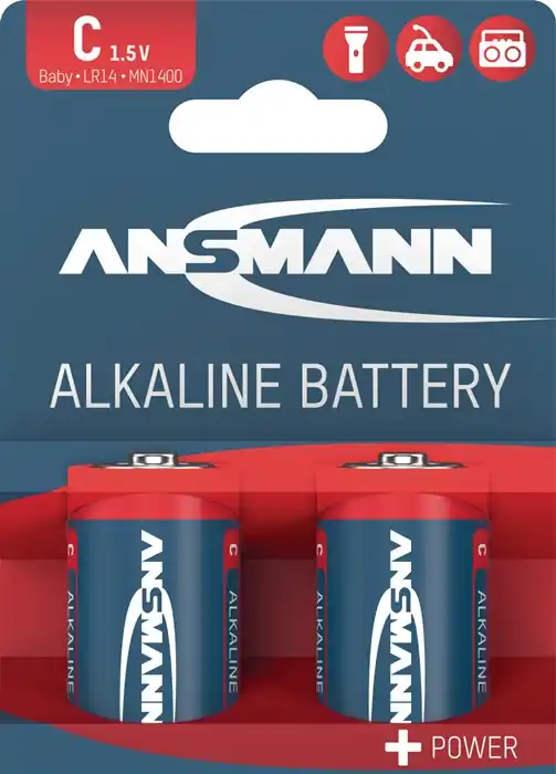 Solange Der Vorrat Reicht Batterie 1,5 V C-AM2-Baby 7000 mAh LR14 4914 2 St./Bl.ANSMANN