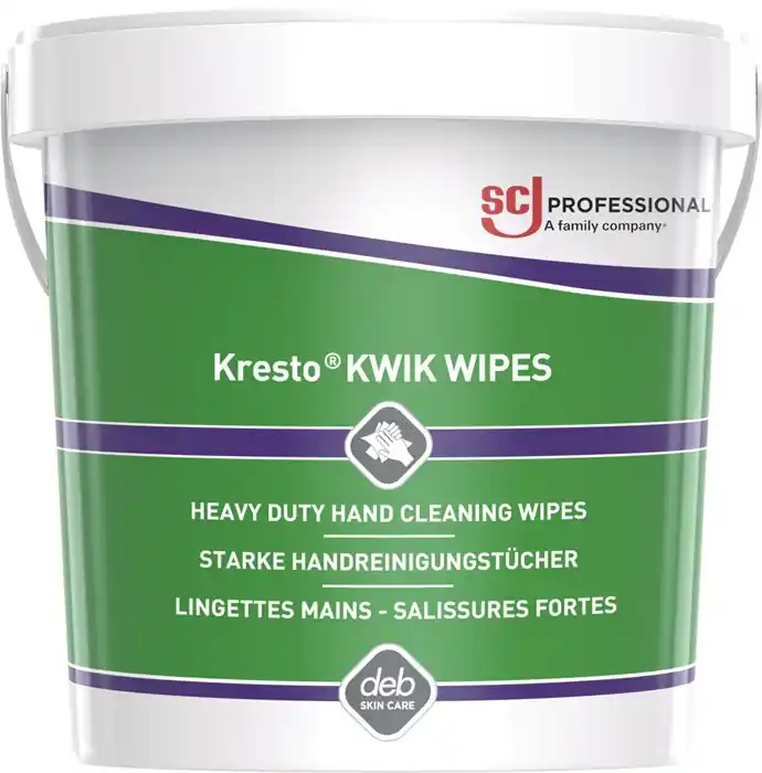 Handreinigungstuch Kresto® KWIK WIPES extrem starke Reinigungskraft 70 Tü. Markenware