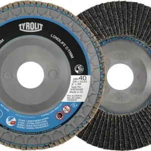 Billig Fächerscheibe LONGLIFE C-TRIM D.125mm K.60 fl.INOX/Stahl ZK TYROLIT VE: 10 Stück