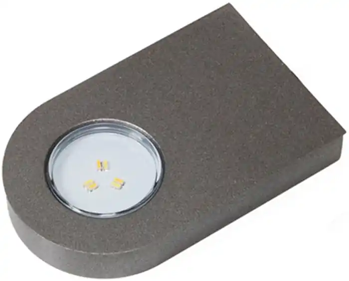 Anbauleuchte Glaspoint Warmweiß od.Emotion 12 V 0,8 W Rahmen Edelstahlfarben L&S Direkt Vom Hersteller