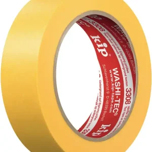 Abdeckband 3308 WASHI-TEC®Premium Plus Goldkrepp® glatt gelb L.50m B.48mm Rl.KIP VE: 5 Rollen Rabatt