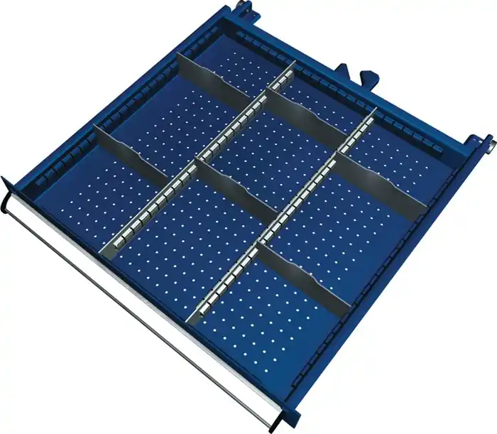 Mega-Angebot Schubladenunterteilungsmaterial Front-H.75mm 2 Längs-/6 Querteiler