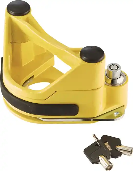 Begrenztes Angebot Anhänger-Diebstahlsicherung Stahl,pulv.L225xB200xH110mm SB Verpackung