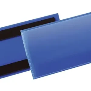 Etikettentasche B210xH74mm blau magn.50 DURABLE Aktuell