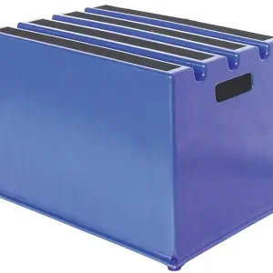 Schwerlasttritt Stufen 1 Plattform-H.307mm Ku.blau Aktuell