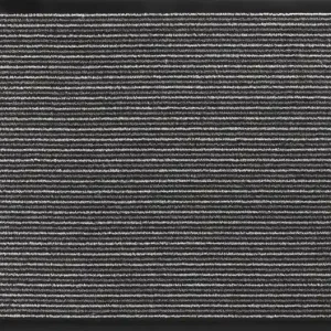Fußmatte gestreift anthrazit PP L600xB800xS5mm Super-Preis