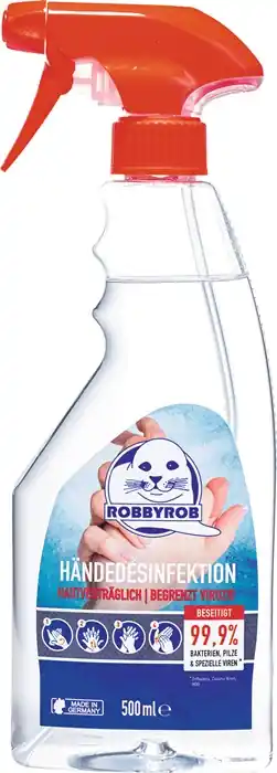Hände-Desinfektionsmittel Robbyrob 500ml ROBBYROB Sichere Zahlung