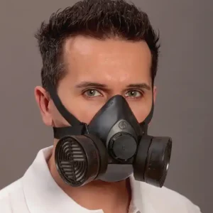 Schneller Versand Atemschutzhalbmaske Polimask 100/2 EN 140 o.Filter Universalgröße EKASTU