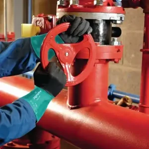 Chemiehandschuh AlphaTec 58-270 Gr.10 grün/grau EN 388,EN 374,EN 1149 Kat.III VE: 12 Paare Must-Have