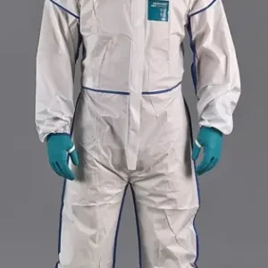 Schutzoverall AlphaTec® 1800 Comfort Gr.XXXL weiß/blau PSA III ANSELL Mega-Angebot