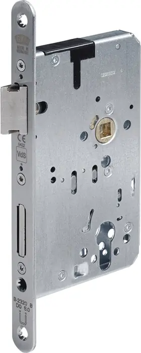 Ausverkauf Panik-Einsteckschloss 2320 Fkt.B rd 24/65/72/9mm DIN L/R VA BKS