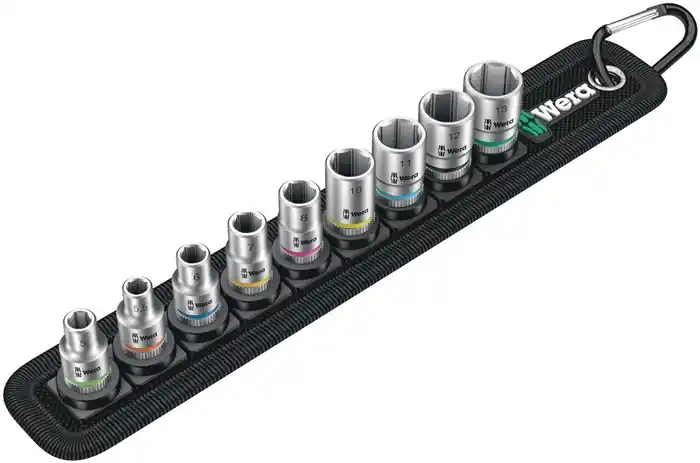 Steckschlüsselsatz Belt 4 9-tlg.1/4 Zoll 5-13mm f.a6-KT.-Schr.WERA Jetzt Bestellen