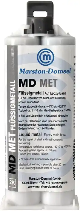 2K-Epoxidflüssigmetall MD MET 60g Doppelkart.MARSTON VE: 12 Stück Preiswert