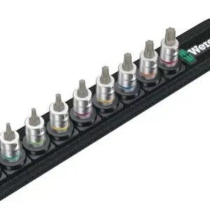 Finale Aktion Steckschlüsselsatz Belt 3 9-tlg.1/4 Zoll T8-T40 f.Innen-Torx-Schrauben WERA