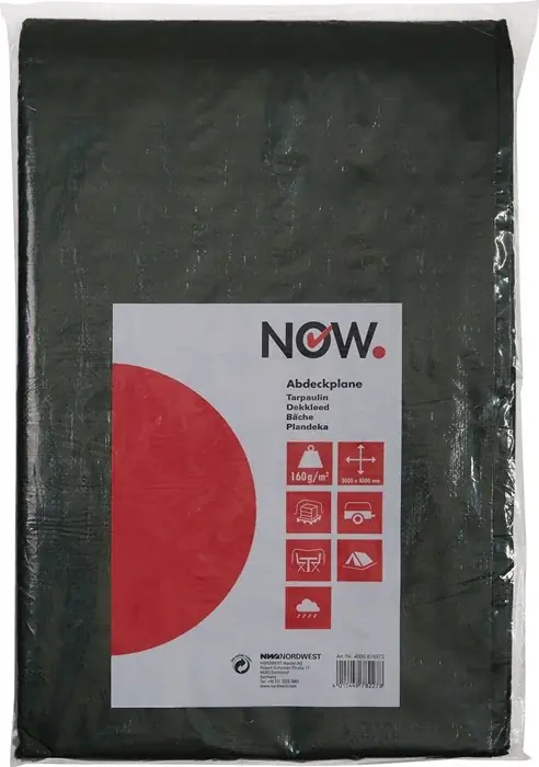 Neue Kollektion Gewebeplane Super Tarp B.3000xL.4000mm olivgrün G.160g/m²