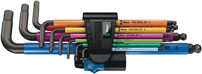 Saisonangebot Sechskantwinkelschraubendrehersatz 950 SPKL/9 SM HF 9-tlg.SW 1,5-10mm