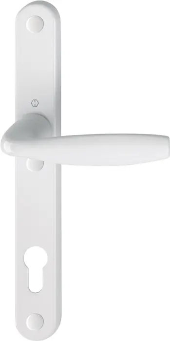 Preis Gesenkt 1/2 Profiltür-Garnitur NY 1810/3346SN Alu.F9016 PZ HOPPE