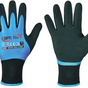 Handschuhe Winter Aqua Guard Gr.9 schwarz/blau EN 388,EN 511 PSA II OPTIFLEX VE: 12 Paare Geprüft