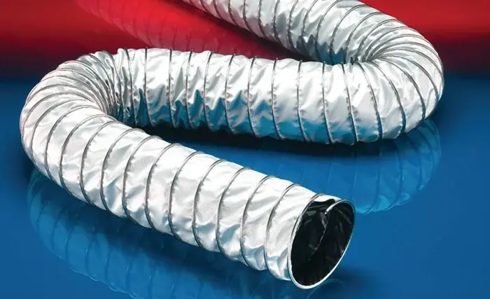 Neu Absaug- u.Gebläseschlauch CP PTFE_GLASS-INOX 471 EC 120mm 132,00mm 6m VE: 6 Meter
