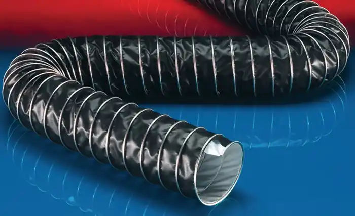 Absaug- u.Gebläseschlauch CP PTFE_HYP-INOX 472 63-65mm 77,00mm 6m VE: 6 Meter Geprüft