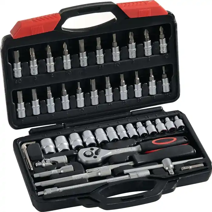 Steckschlüsselsatz 45-tlg.1/4 Zoll SW 4-14mm Z.72 6KT NOW Kracherpreis