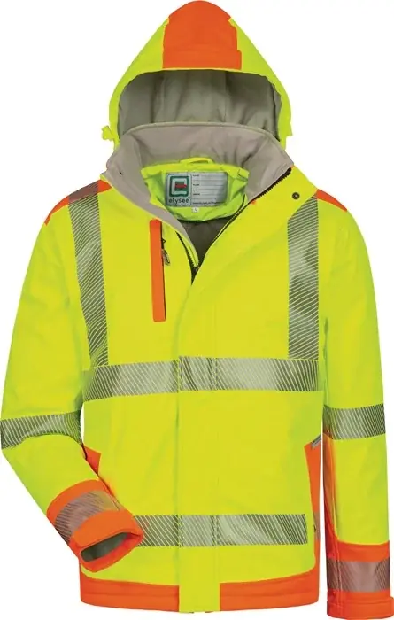 Warnschutzsoftshelljacke Rickmer Gr.M gelb/orange ELYSEE Ausverkauf