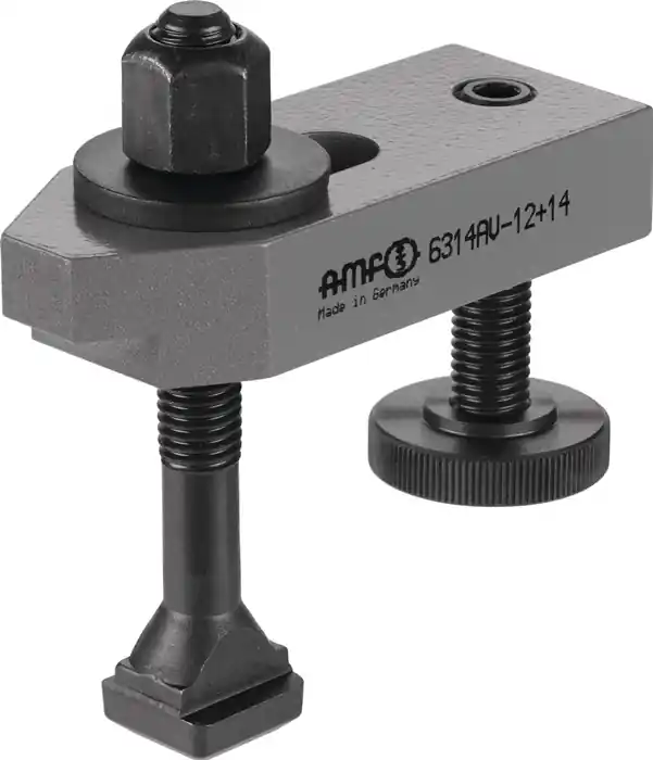 Spanneisen Nr.6314AV f.T-Nut 12mm L.100mm Spannschraube M12x12x100mm AMF Meistverkauft