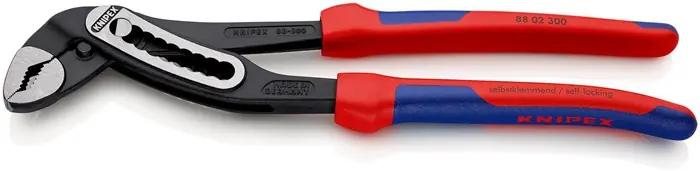 Rabatt Wasserpumpenzange Alligator® L.300mm Spann-W.60mm pol.Mehrkomp.-Hüllen KNIPEX