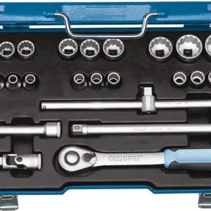 Rabatt Steckschlüsselsatz D19 EMU-20 23-tlg.1/2 Zoll SW 8-32mm Z.60 12KT GEDORE