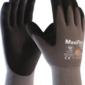 Neue Ware Handschuhe MaxiFlex® Ultimate™ 34-874 Gr.9 grau/schwarz Nyl.m.Nitrilmikroschaum VE: 12 Paare