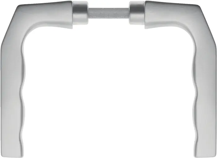 Schnäppchen Türdrückerpaar 125Z Alu.F1 o.Rosetten 4-KT.8mm EDI