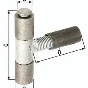 Preisreduziert Anschweißband 27x15x90x92mm STA roh GAH