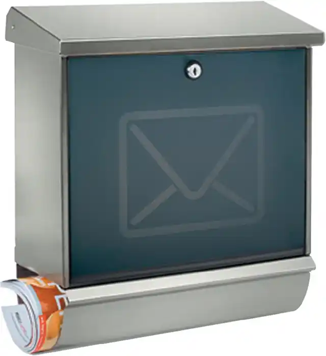 Sale Briefkasten Lucca-Set 3713 Ni Letter H.440xB.380xT.148mm VA DIN C4 BURG-WÄCHTER