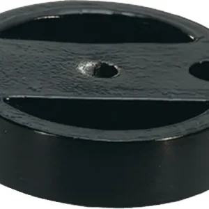 Top-Angebot Unterlage 2559 Alu.schwarz D.60mm H.15mm f.Art.3000 258 205 KWS