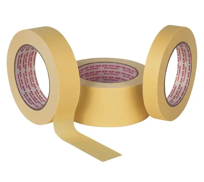 Allzweckkrepp NOPI® 4349 leicht gekreppt hellbeige L.50m B.50mm Rl.TESA VE: 6 Rollen Geprüft